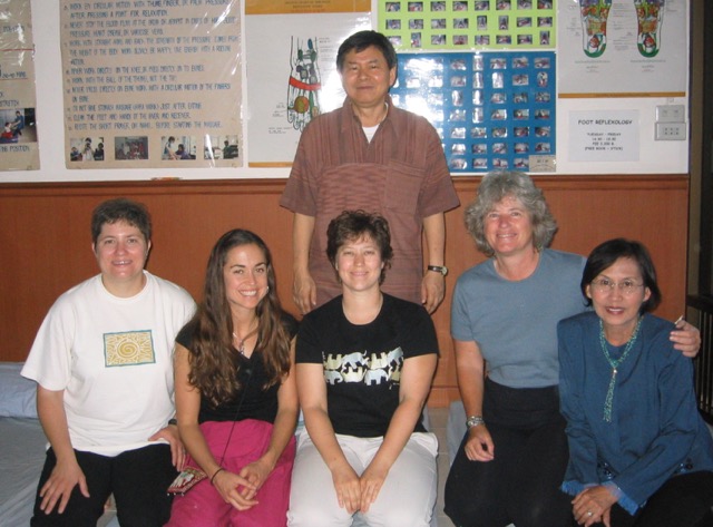  Thai Massage training with Chongkol Setthakorn.&nbsp; ITM, Chiang Mai, Thailand&nbsp; 