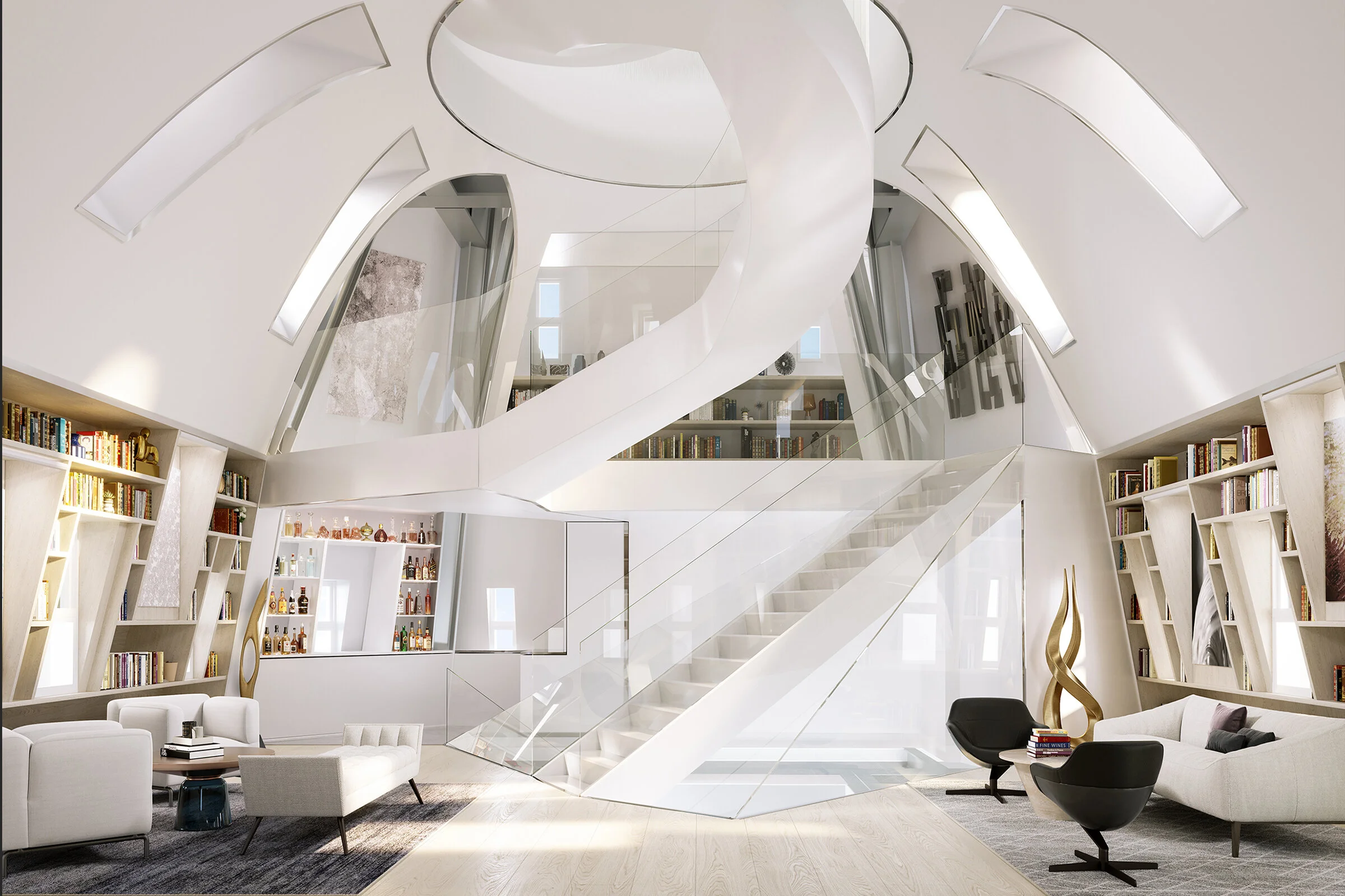 the penthouse of the woolworth building_nyc — david hotson_architect