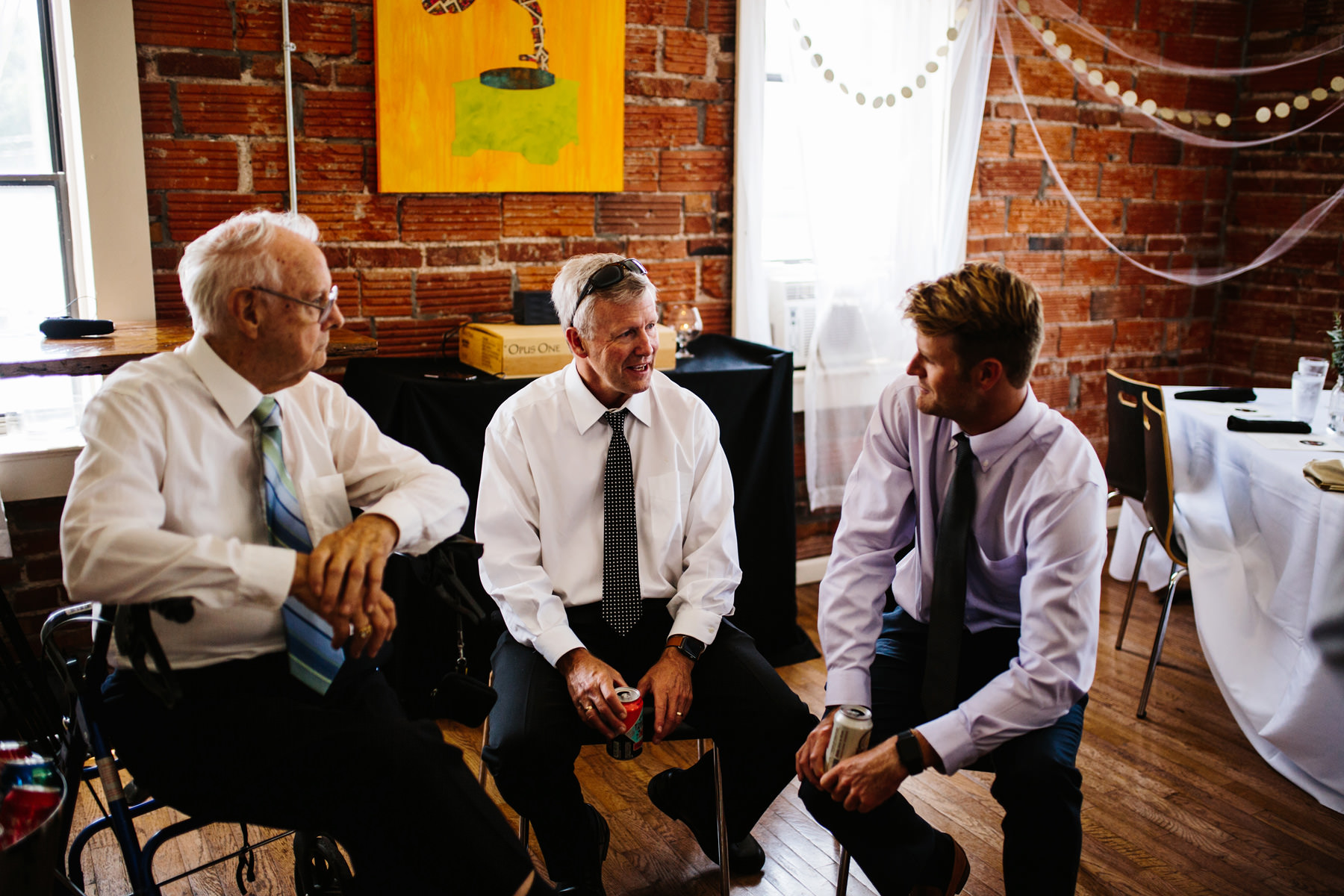 Jordan and Josh's Powell Garden's Chapel Elopement followed by an intimate reception at The Westside Local in Kansas city Missouri. Kindling Wedding Photography and Videography. Kansas City based wedding photographers available for travel and destination weddings.