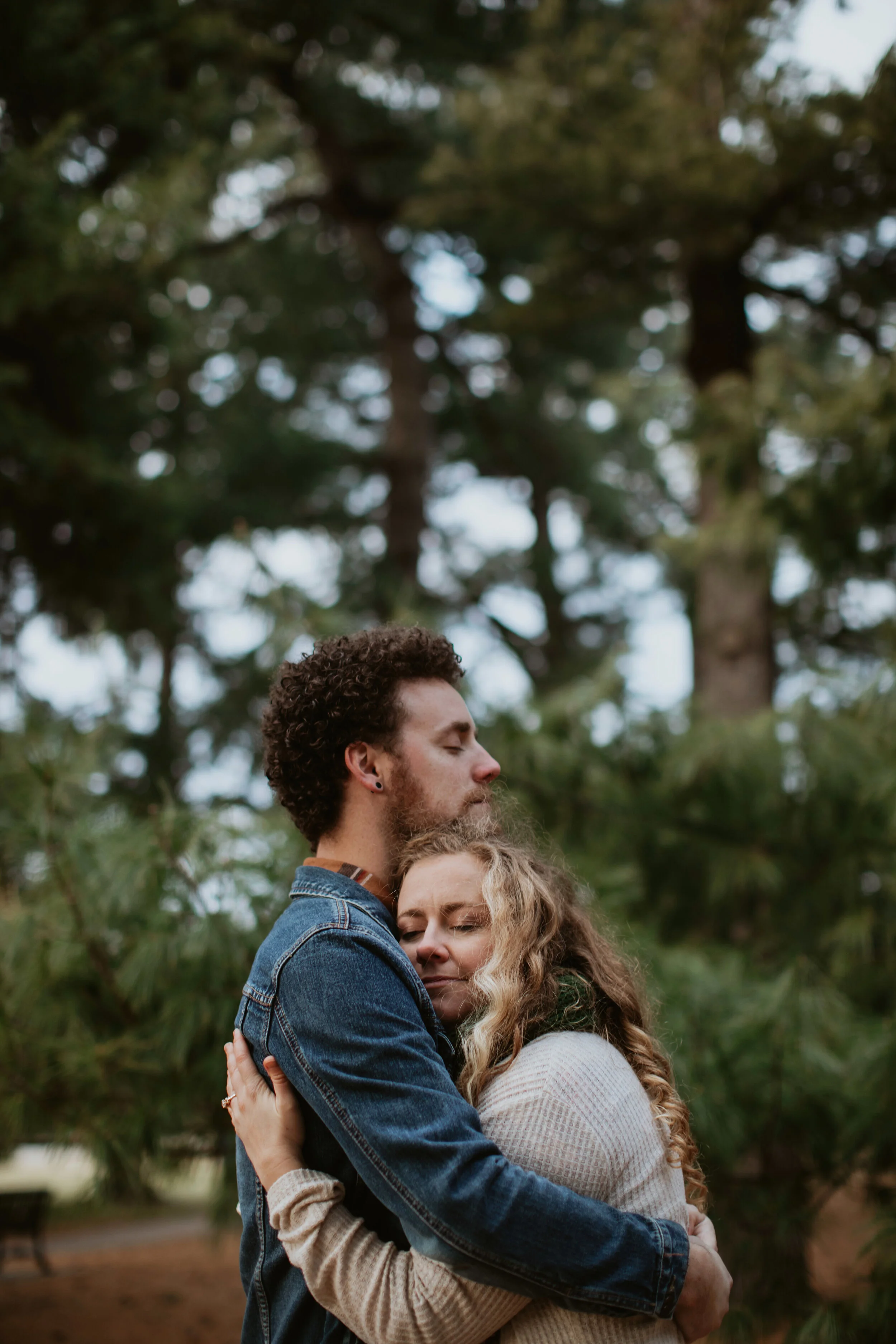 Loose Park Winter Engagement Session