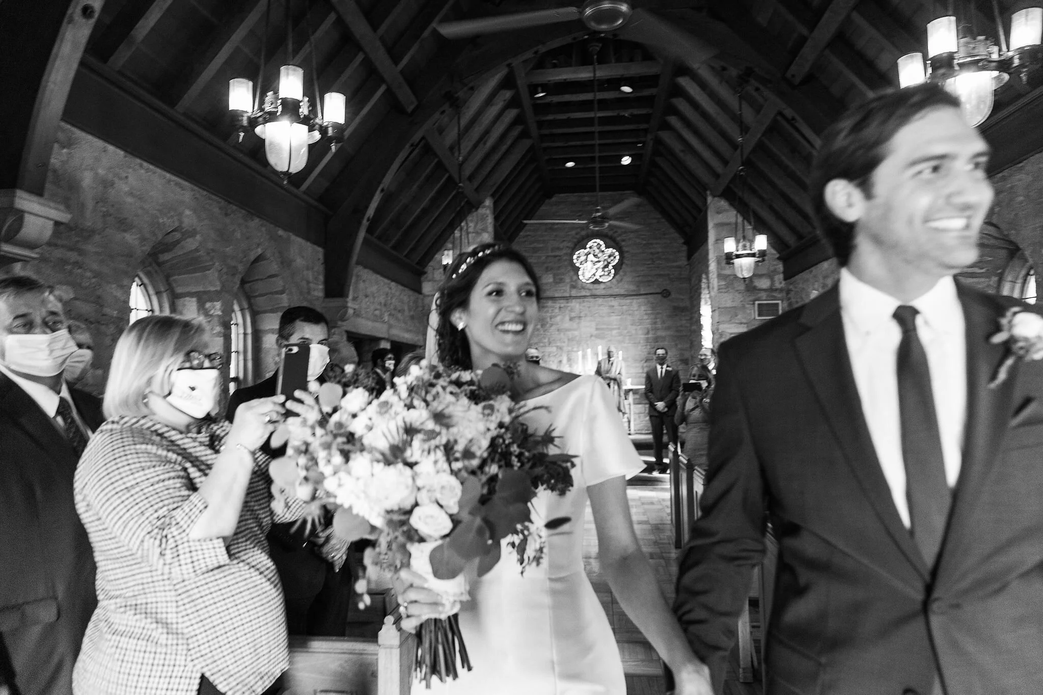 Pilgrim Chapel Wedding and Backyard Reception