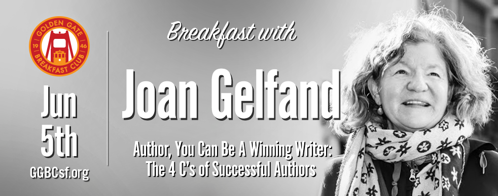 An Amazon #1 Best Seller, Joan Gelfand’s book teaches writers how to avoid the pitfalls of many beginning writers. The talk is guided by a 10 page power point presentation. Joan Gelfand, author of three collections of poetry, an award-winning chapbook of short fiction and a novel set in Silicon Valley, is a writing coach living in San Francisco. Her work has appeared in over a hundred national and international literary journals and magazines. A short film based on one of her poems has appeared in nine international film festivals including Cannes, Rome and the Hollywood Film Festival.
