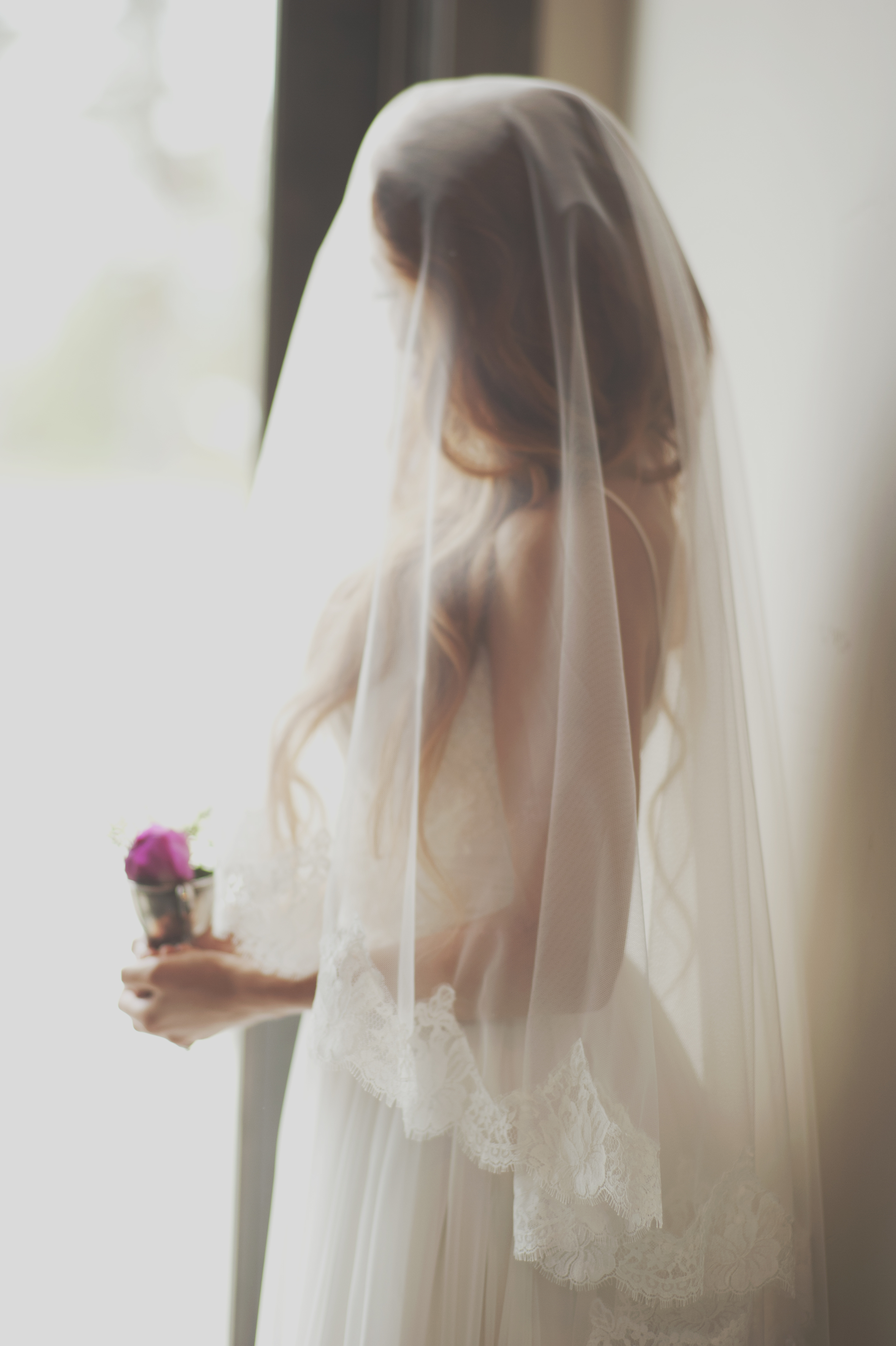 Styled by Ira and Lucy, Makeup and Hair by Behrens Artistry, Gown and Veil by Daci and LaNeige Bridal, Model Kelsie Fields, Sponsored by McWed