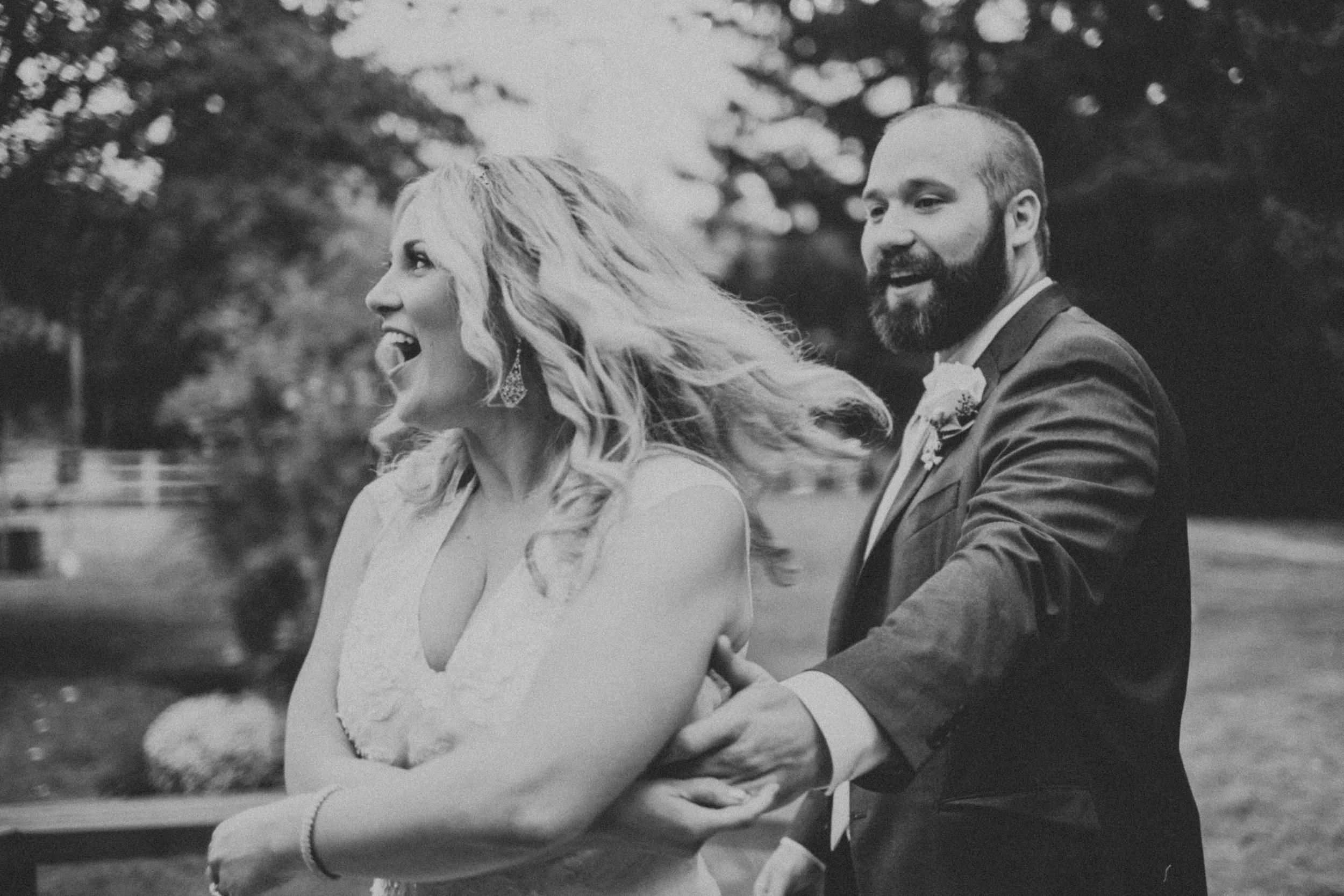 Leslie & Miken's Backyard Wedding 