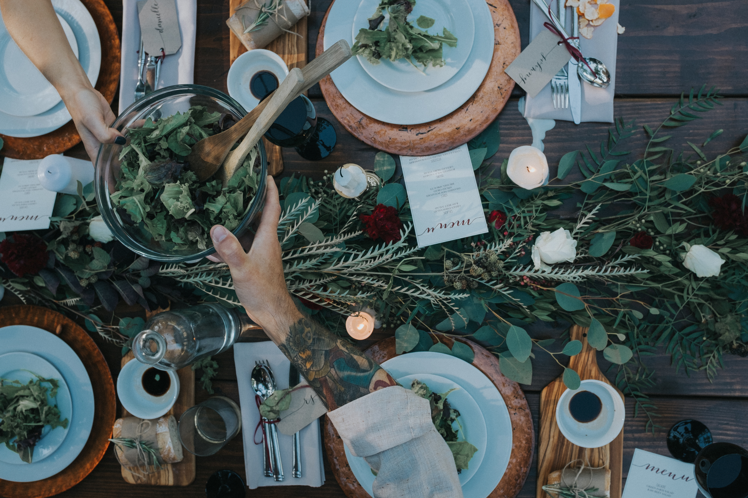 Bixby + Pine "Family style" Styled shoot