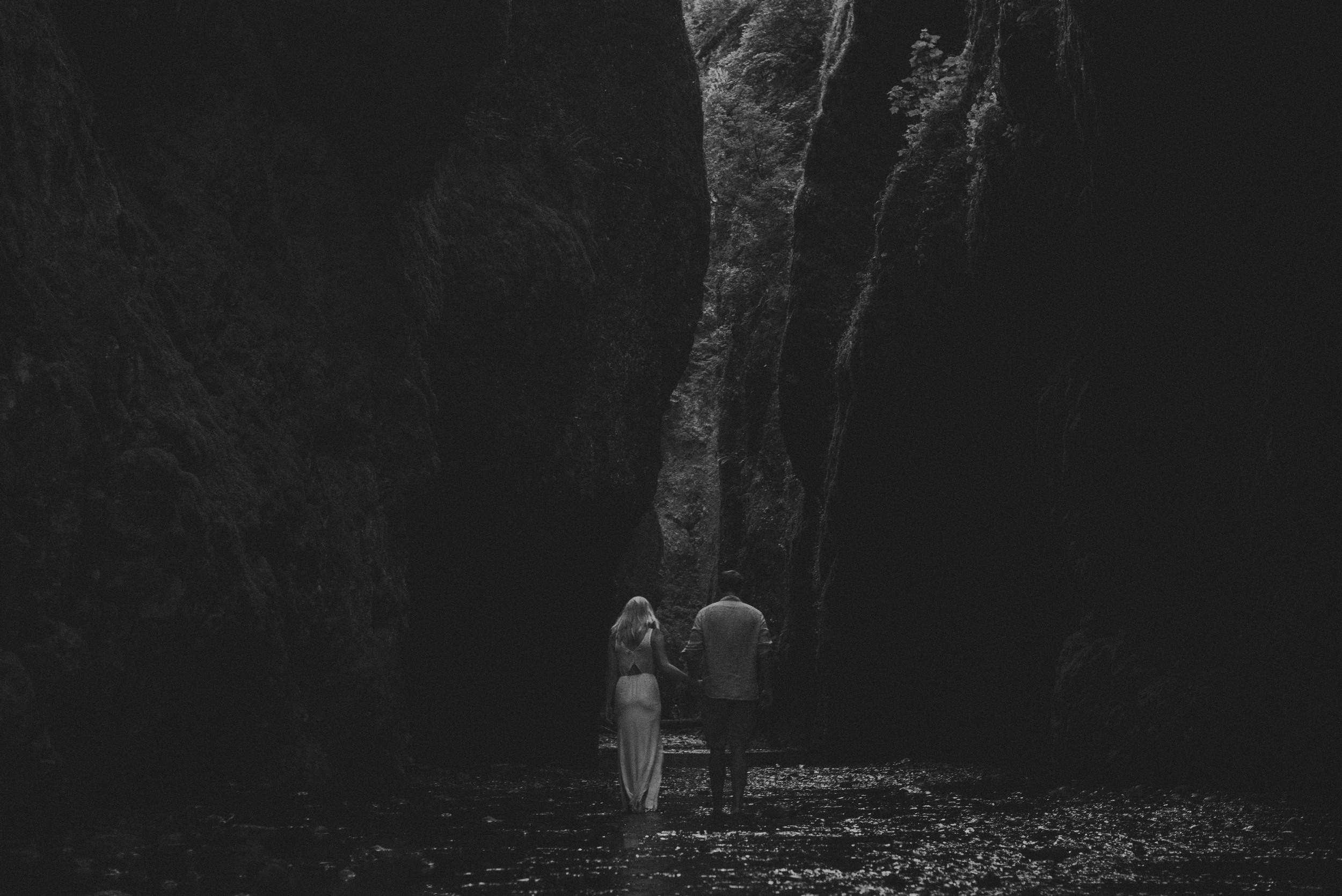 Andee & Andrew Oneonta Gorge Engagement