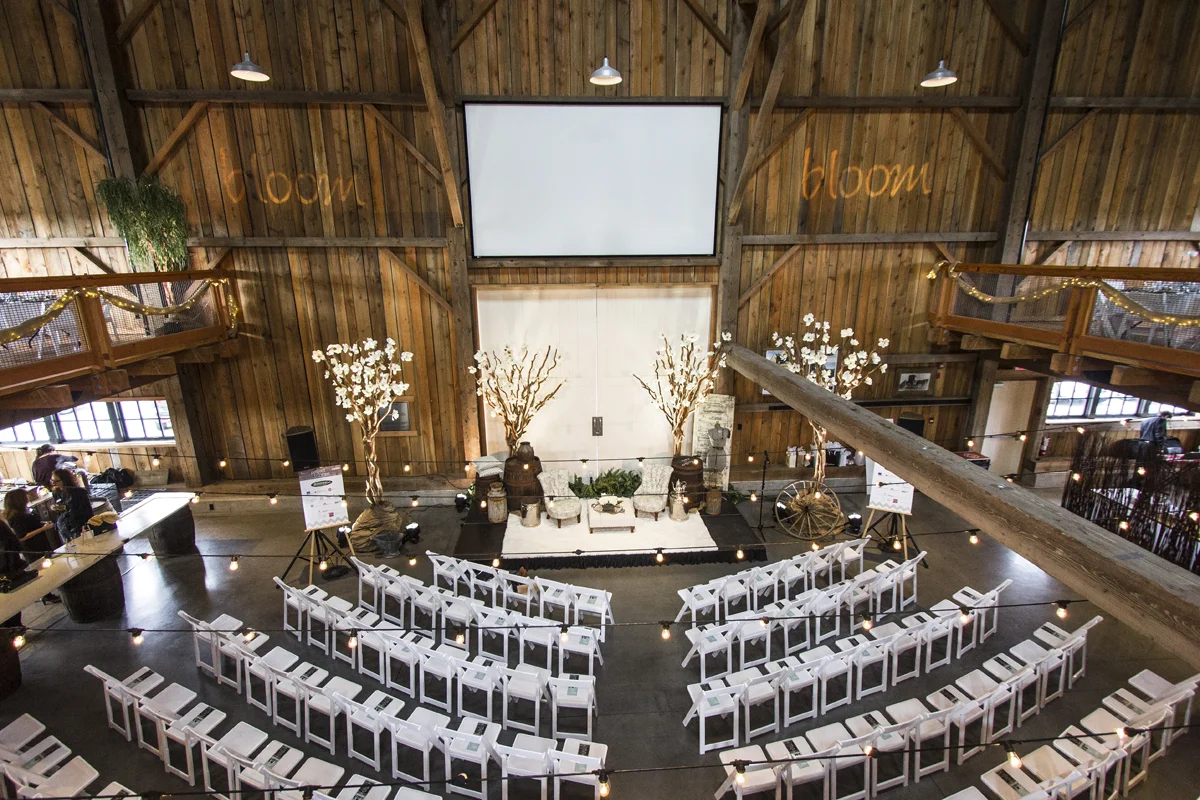 Harris Barn. Interior from Second Floor.