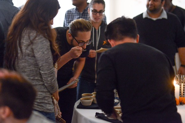 coffee cupping with Counter Culture Coffee