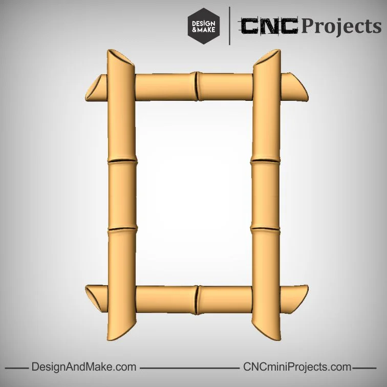 Assembled layout - scaled 4x6 frame