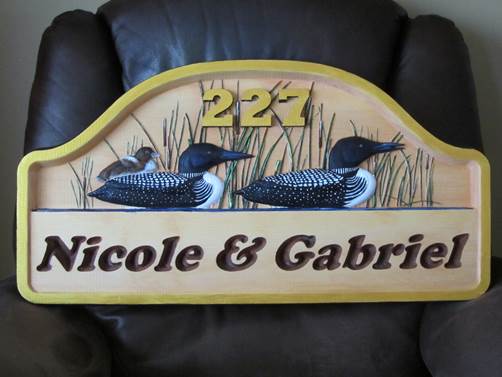 Thanks Rénald Delisle for sending in this great pic of his finished sign!