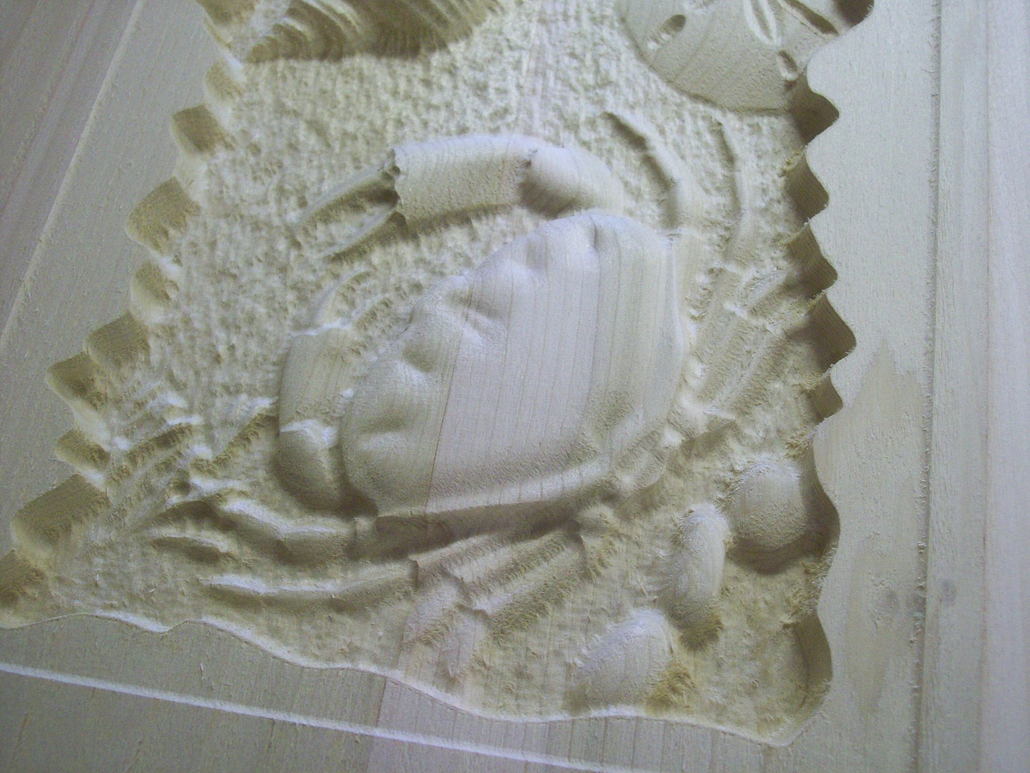 Close up of the crab.