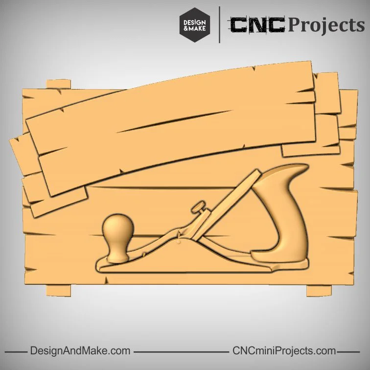 Assembled layout we include with the P op's Tool Shop No.2 project