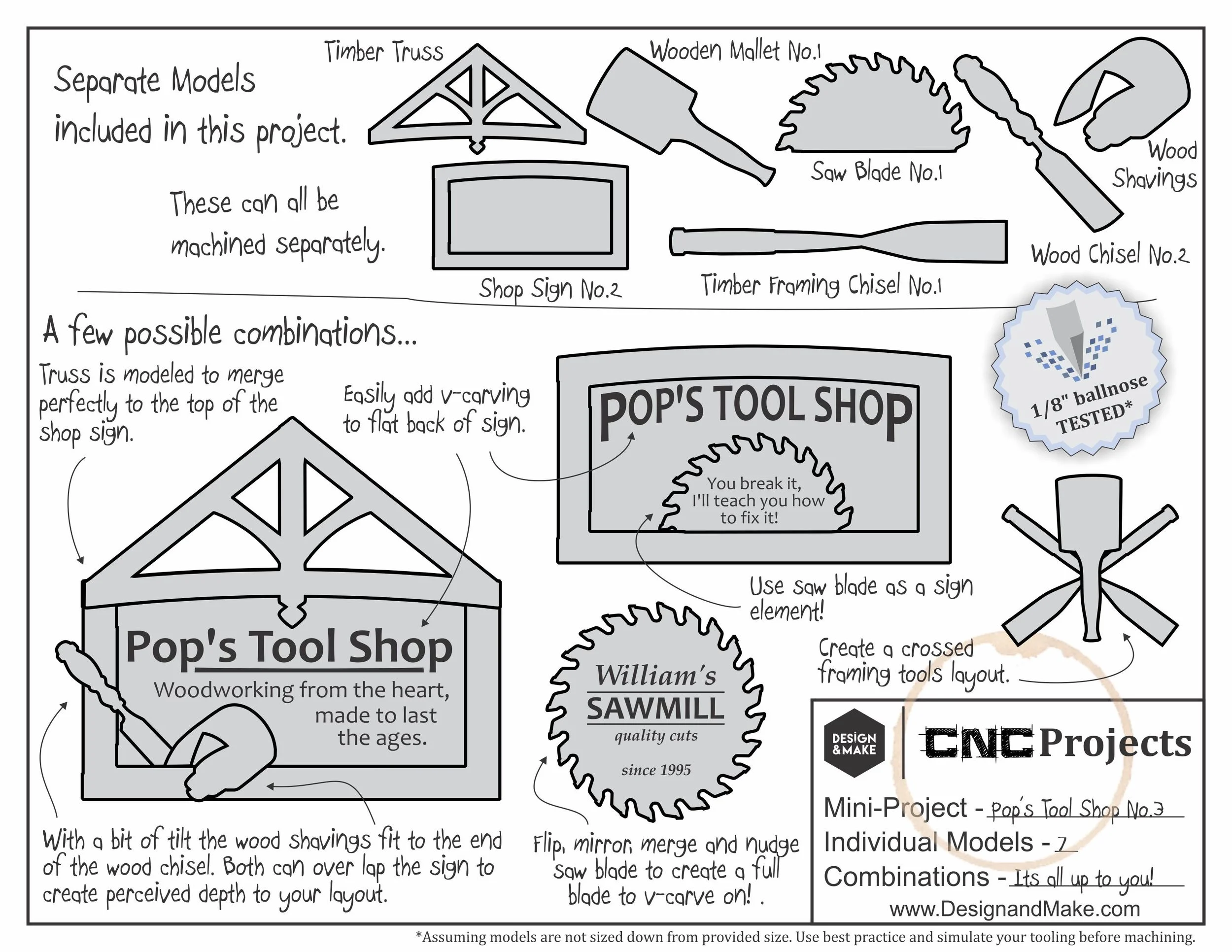 Project Sheet - Click to enlarge.