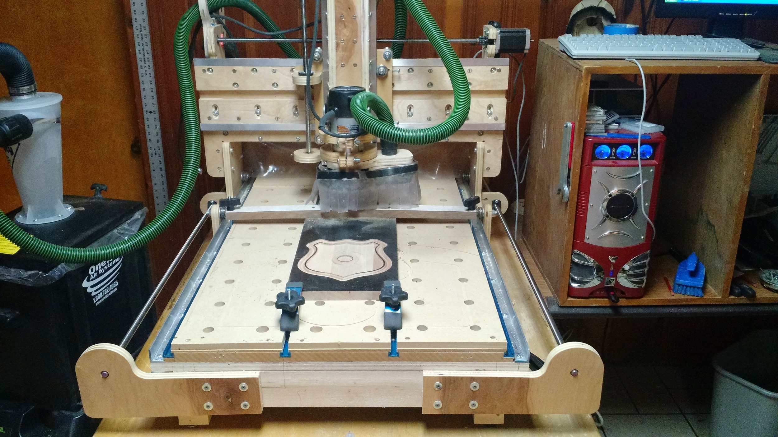 Ted's Home Built CNC Machine