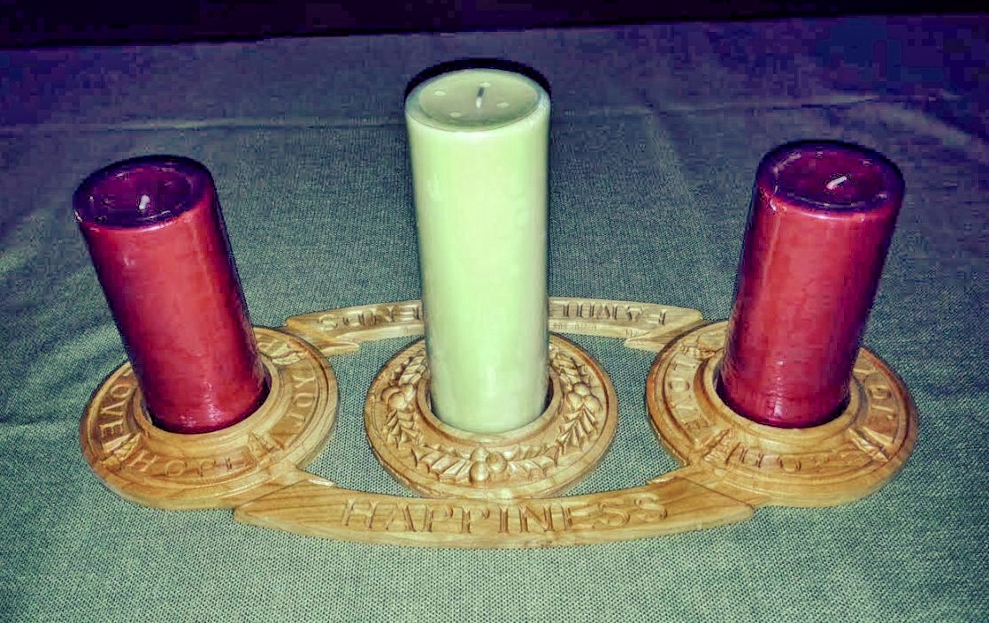 Finished Candle Holder