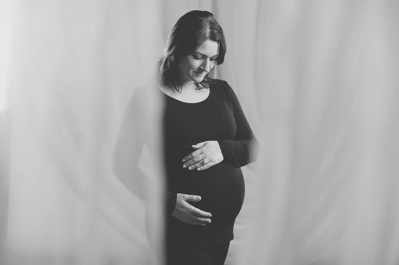 Grace's Maternity Session in the Studio