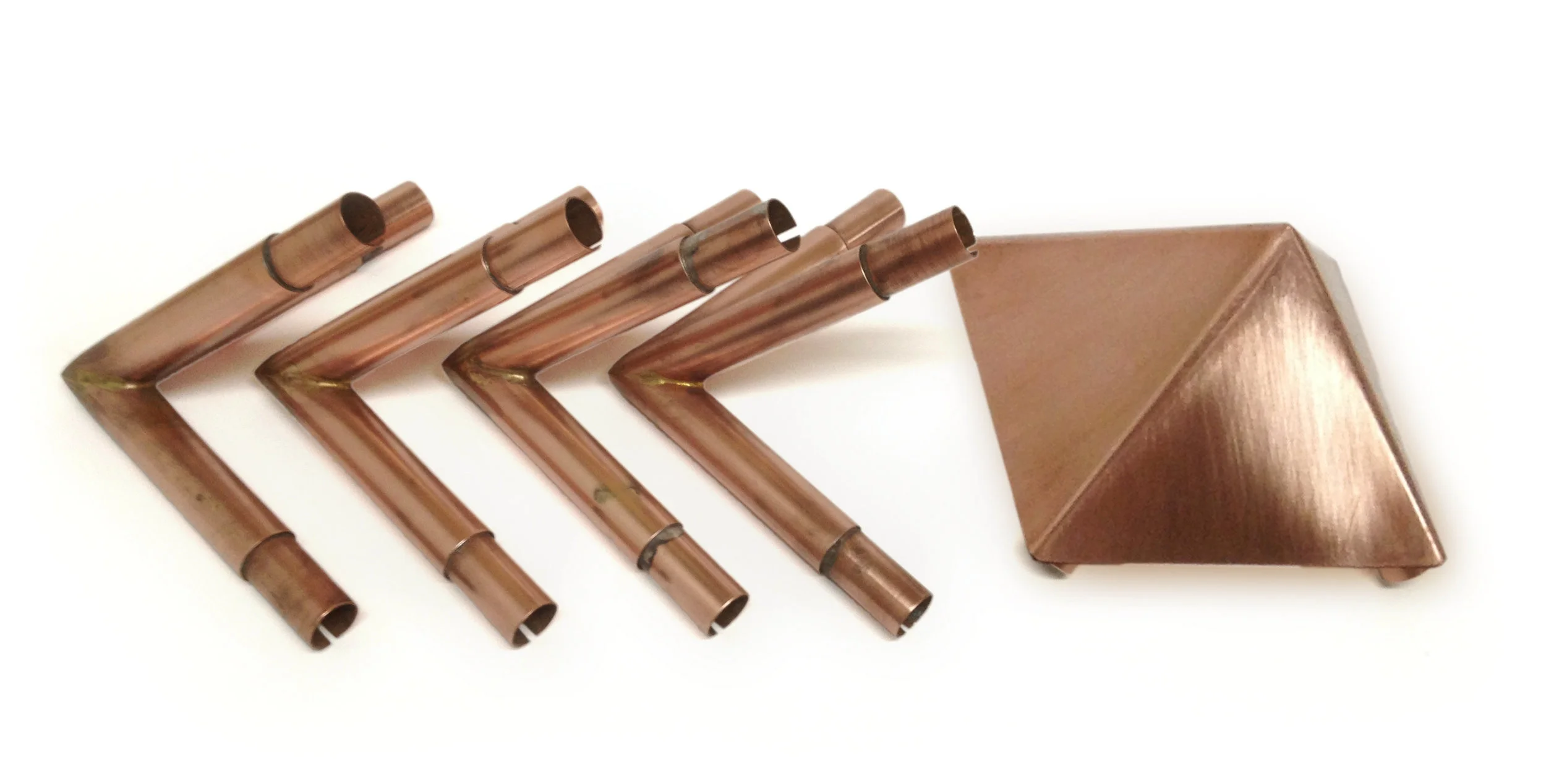 Copper Meditation Pyramid Connector Kit