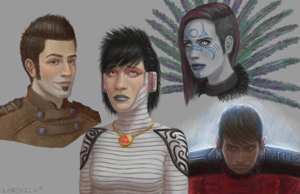 Nick Lasovich Practice doodles inspired by a galaxy far far away.jpg