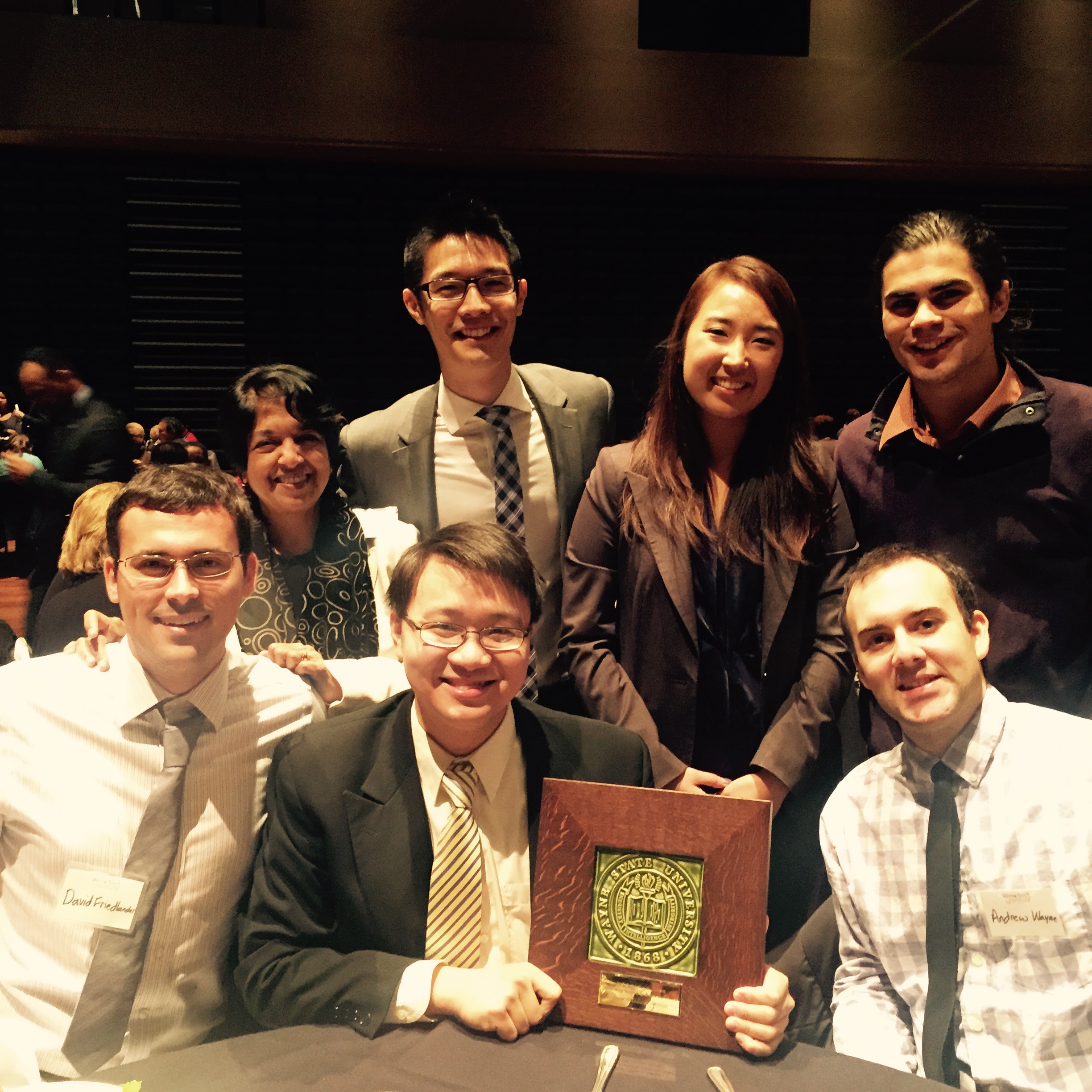 SMD students with the&nbsp;Dr. Arthur L. Johnson Community Leadership Award