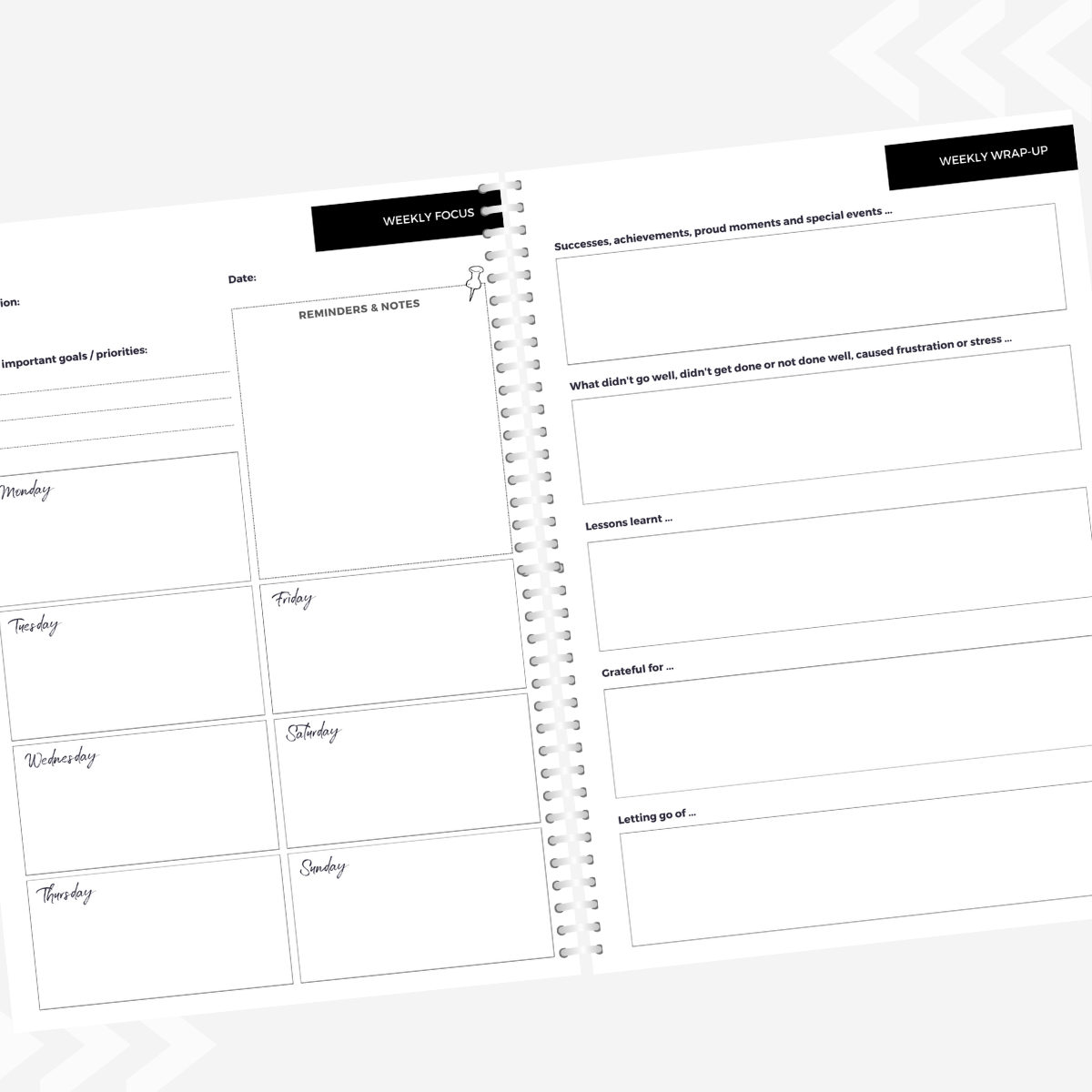 Live Well Life Planner — Tracey Hancock