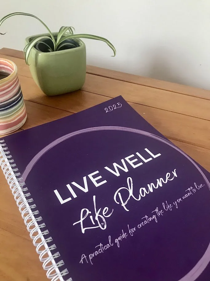 2025 Live Well Life Planner - with mug and plant.jpg