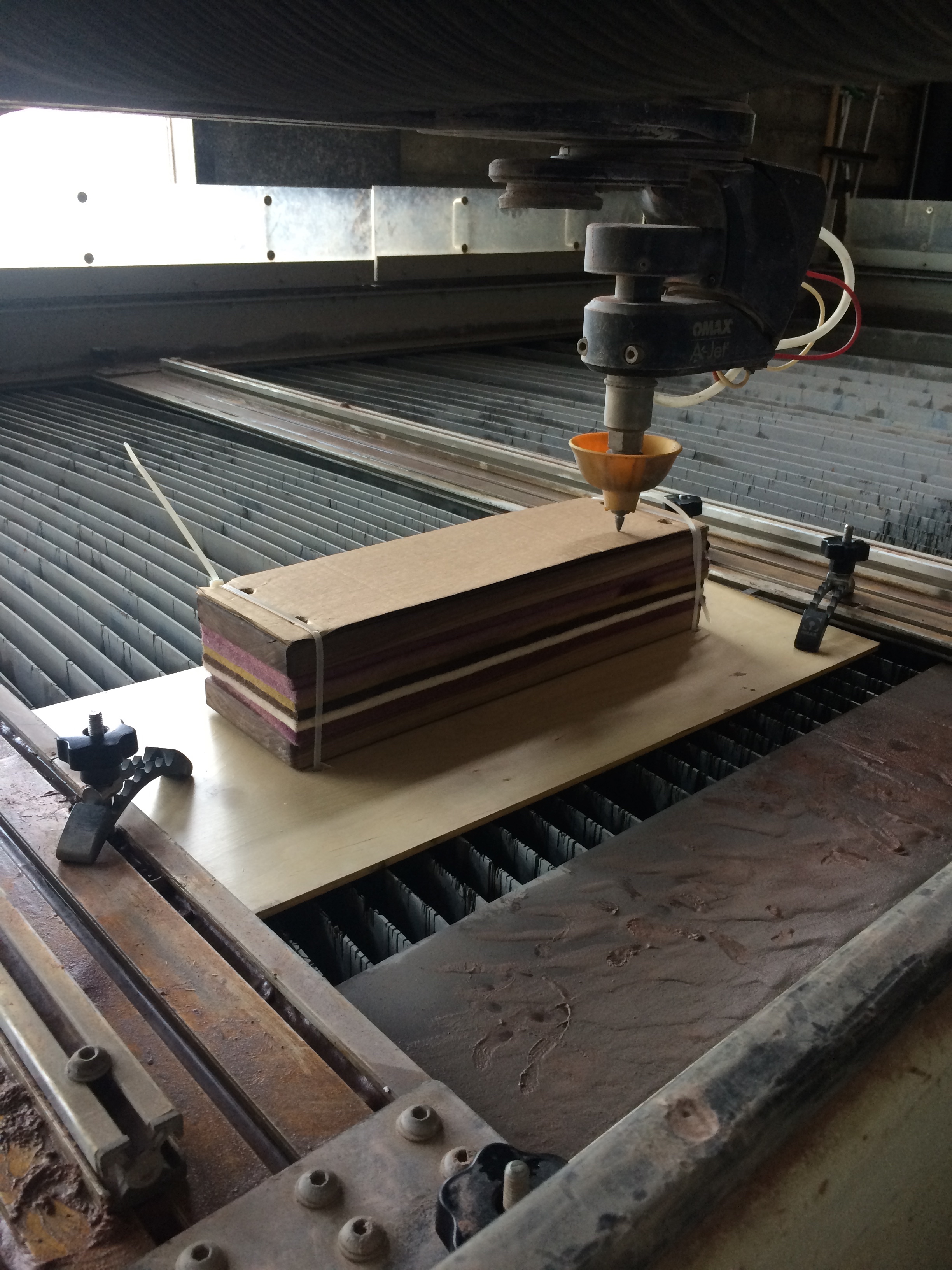 water jet cutting