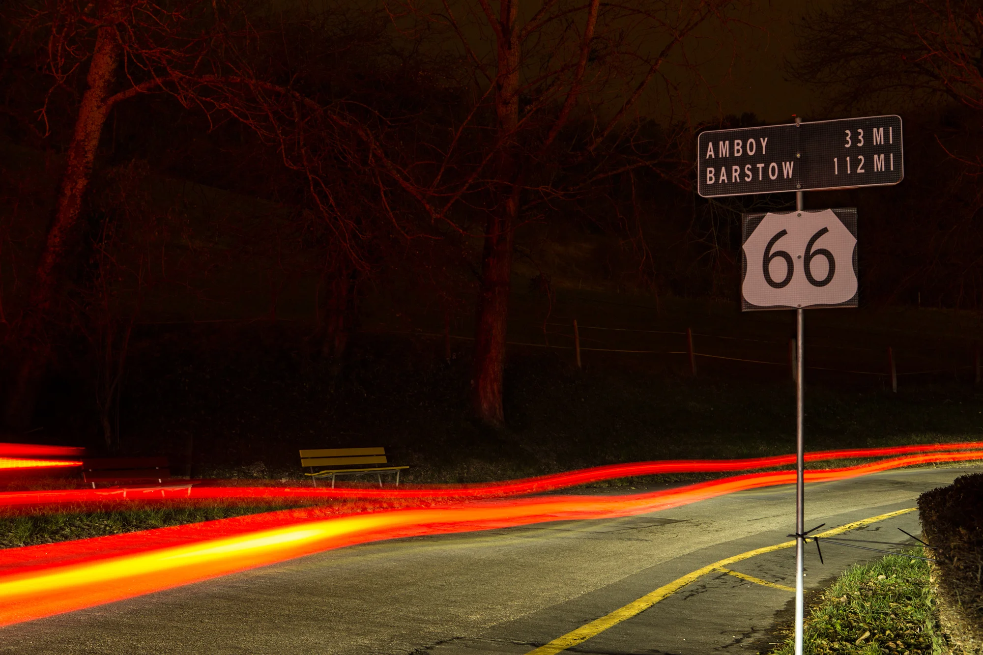 On the way to the Route 66 themed corporate event.