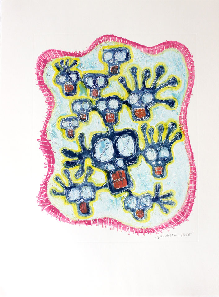 The Global Latino Midwest Project Monoprint Workshop