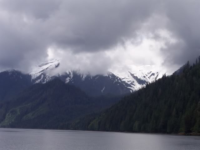 Rugged coastal mountains