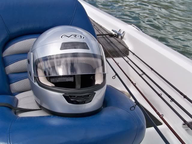 One of the best pieces of equipment I have in my boat. Gunny is absolutely correct; keeping your head dry and the best vision possible in the worst conditions, the full helmet cannot be beat. Until you use one you do not know what you are missing. Thanks Gunny you are the man!