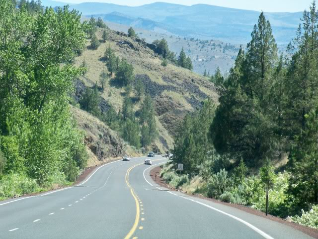 Taking a different route, I like this road better than I-5
