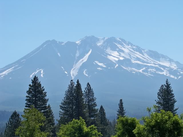 North side of Mt. Shasta