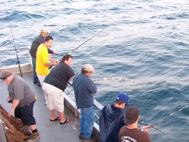Hooked up on the portside, keep those rod tips up!