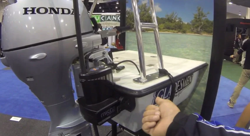 Bill Siemantel checking out the new Power-Pole Micro