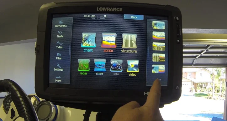 Lowrance HDS Gen2 Touch "Homescreen Layout"