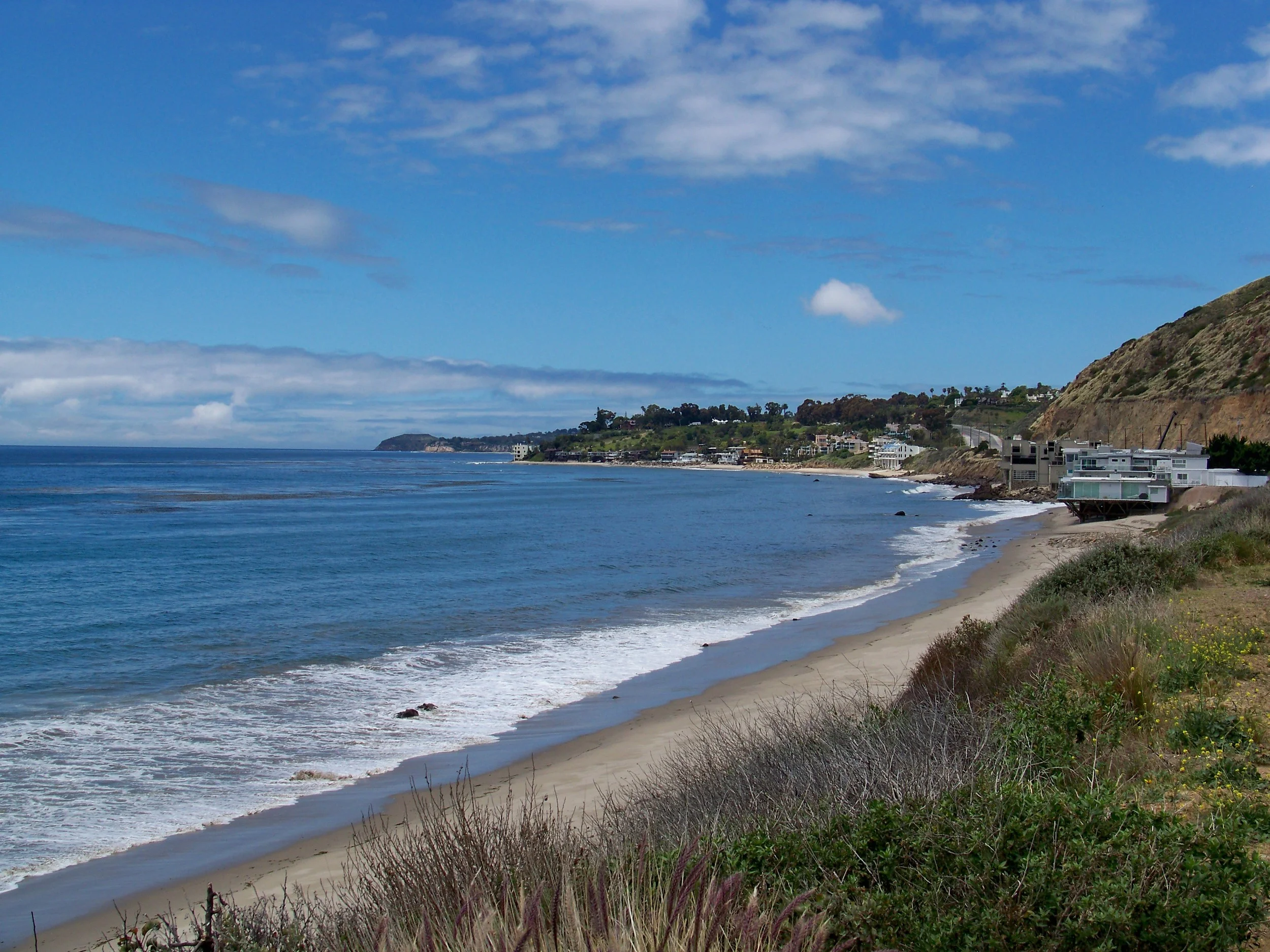 Malibu Shoreline Kanan Dume Peninsula in the Far Distance