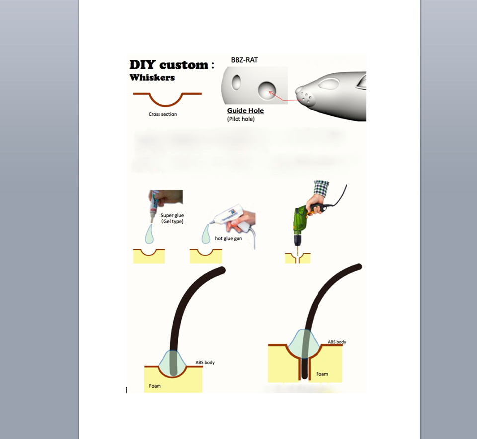 DIY Saturday: Whiskers on the rat