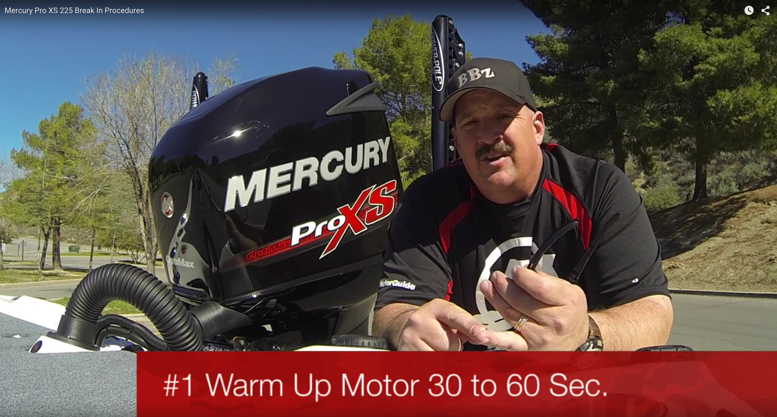 Breaking In the Mercury 225