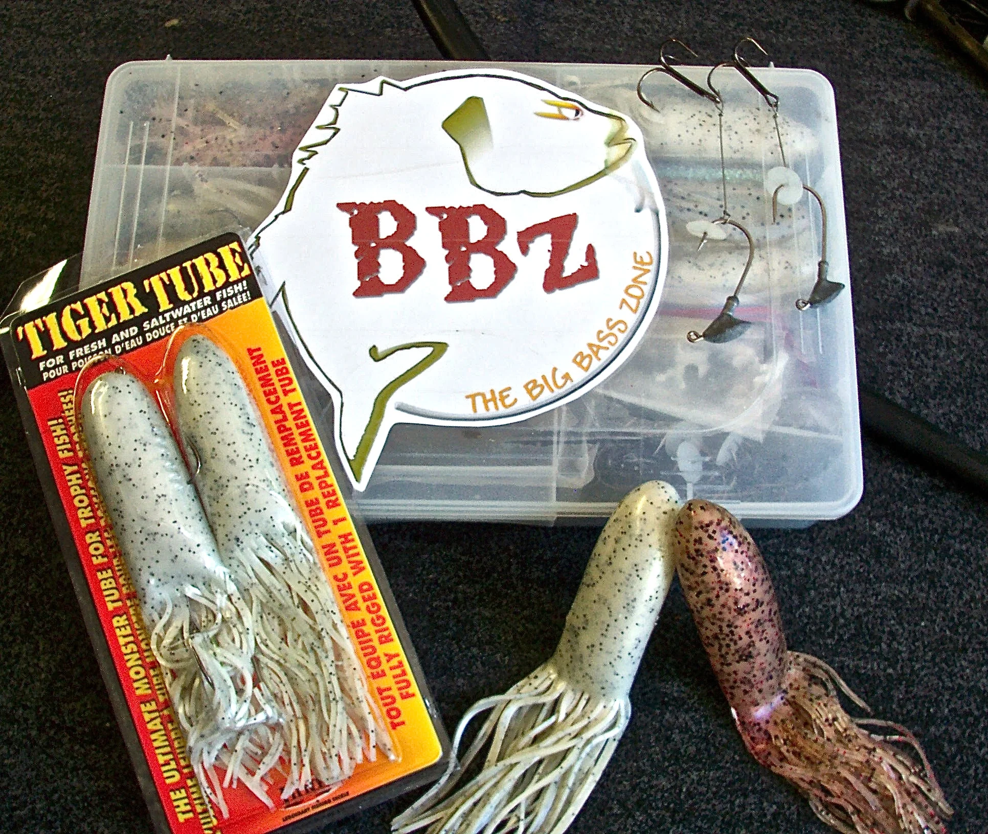 Tiger Tubes are incredible Illusion baits......Shad Balls