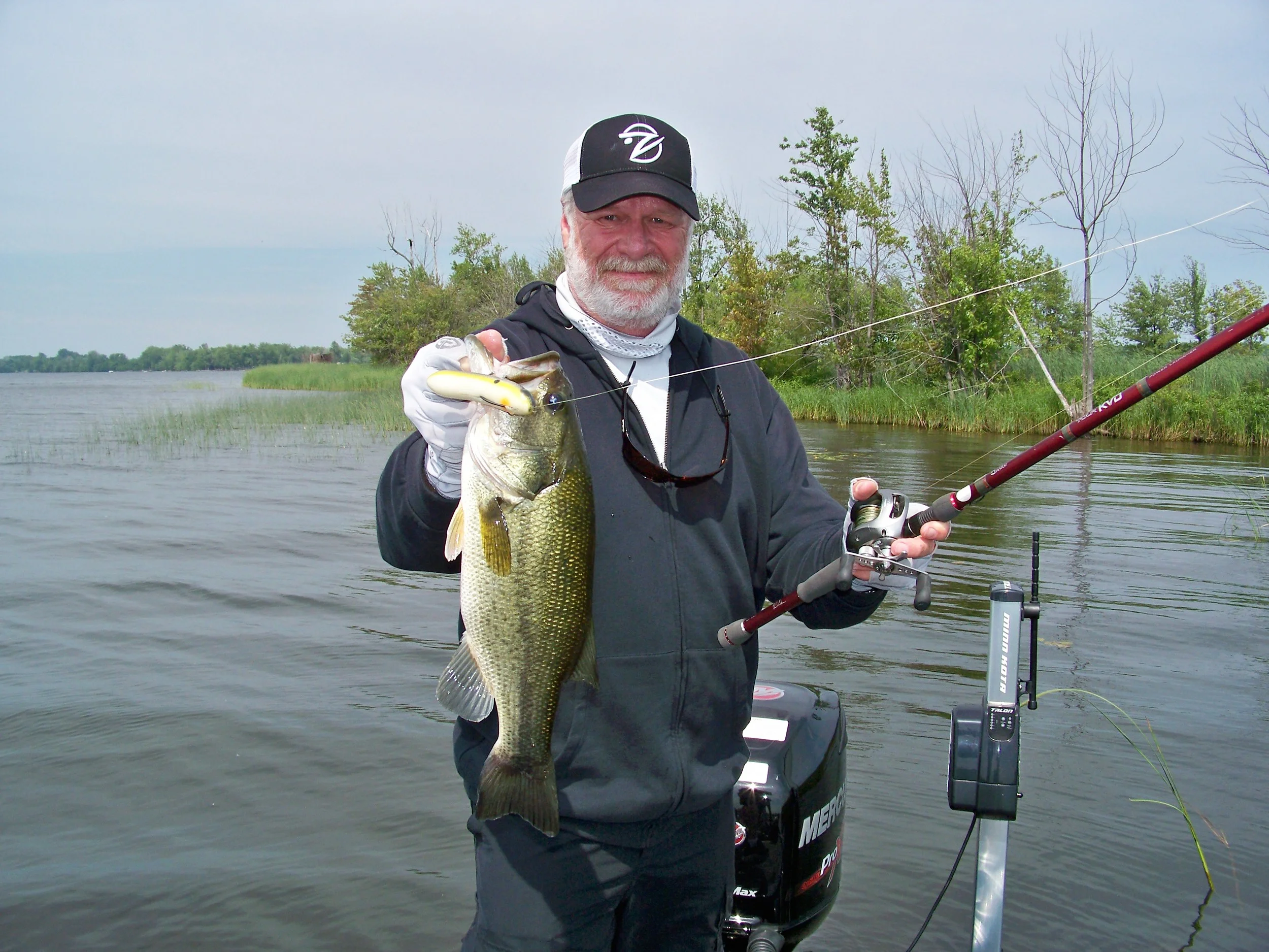 This largemouth is no giant but would certainly make its way into countless tournament live wells. 