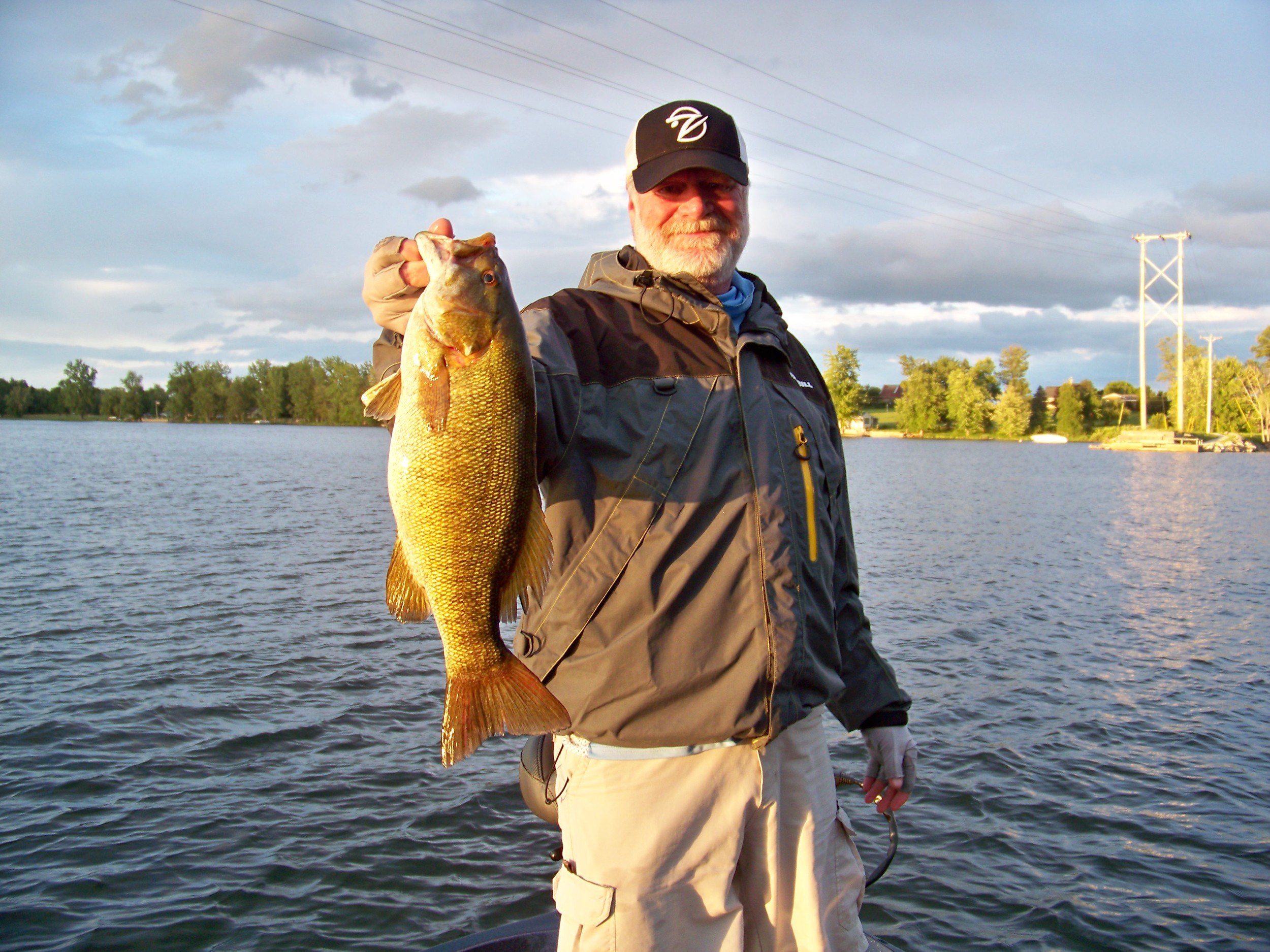 I did mention that smallmouth fishing is outstanding here at Lake Champlain, yes? 