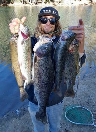 Eric Remmer with a nice limit and the big fish @ 6.6 