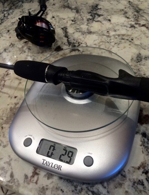 Barney's custom rod set up.