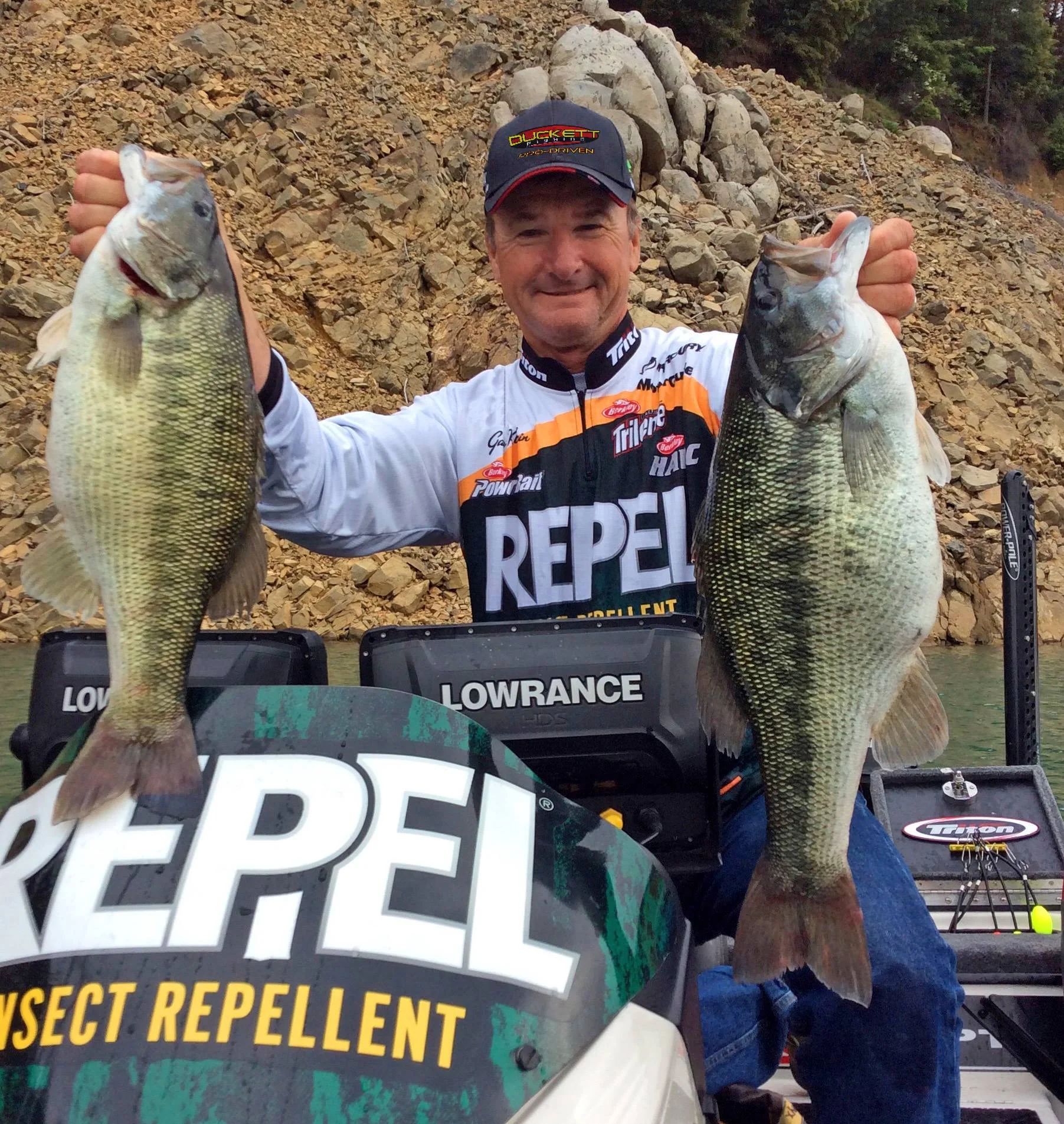 You put Gary around water and he can put the smack down on big fish!