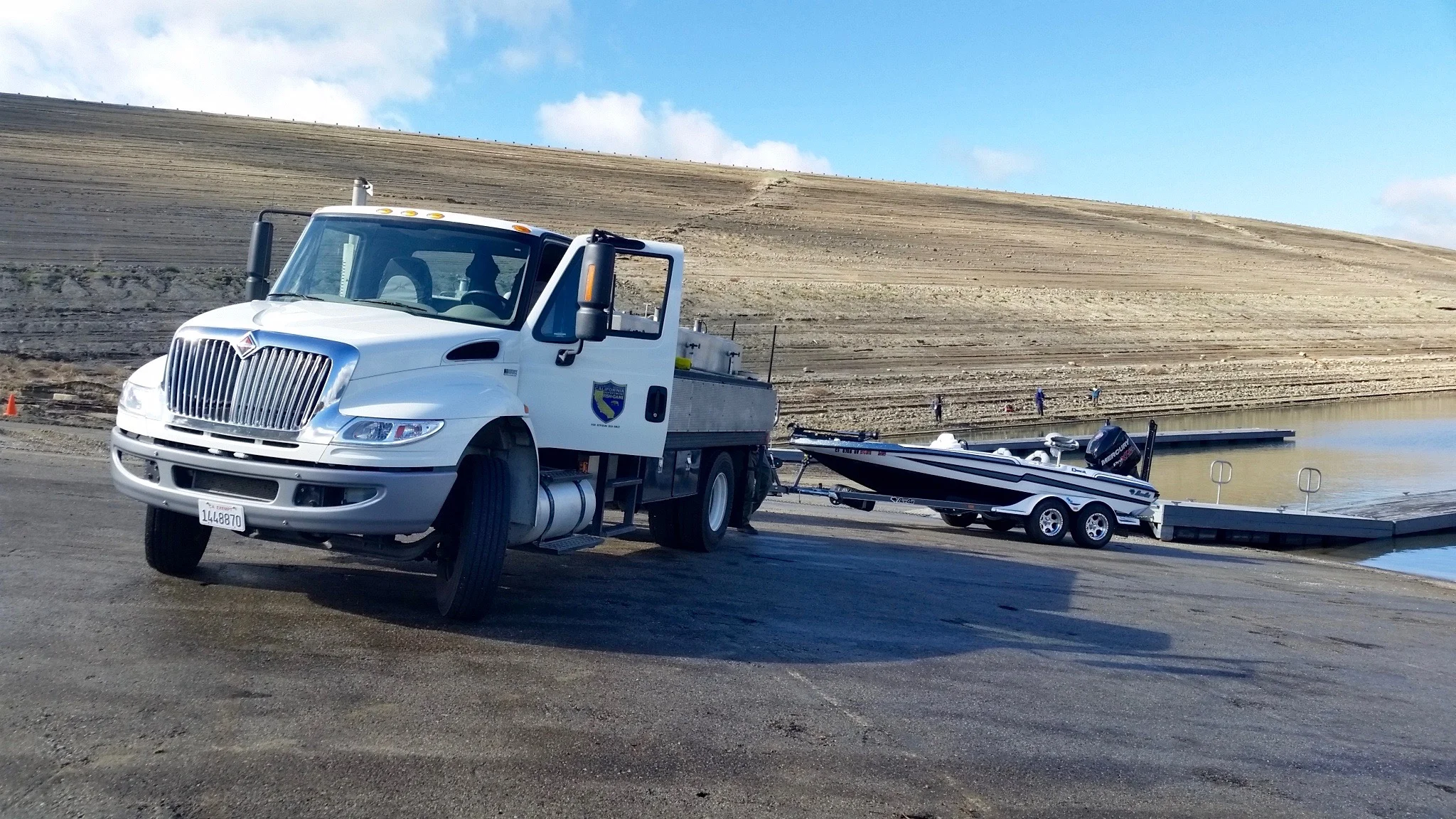 Castaic Lake Needs To, Fill More With Water! But They Dumped Trout Today From FillMore  