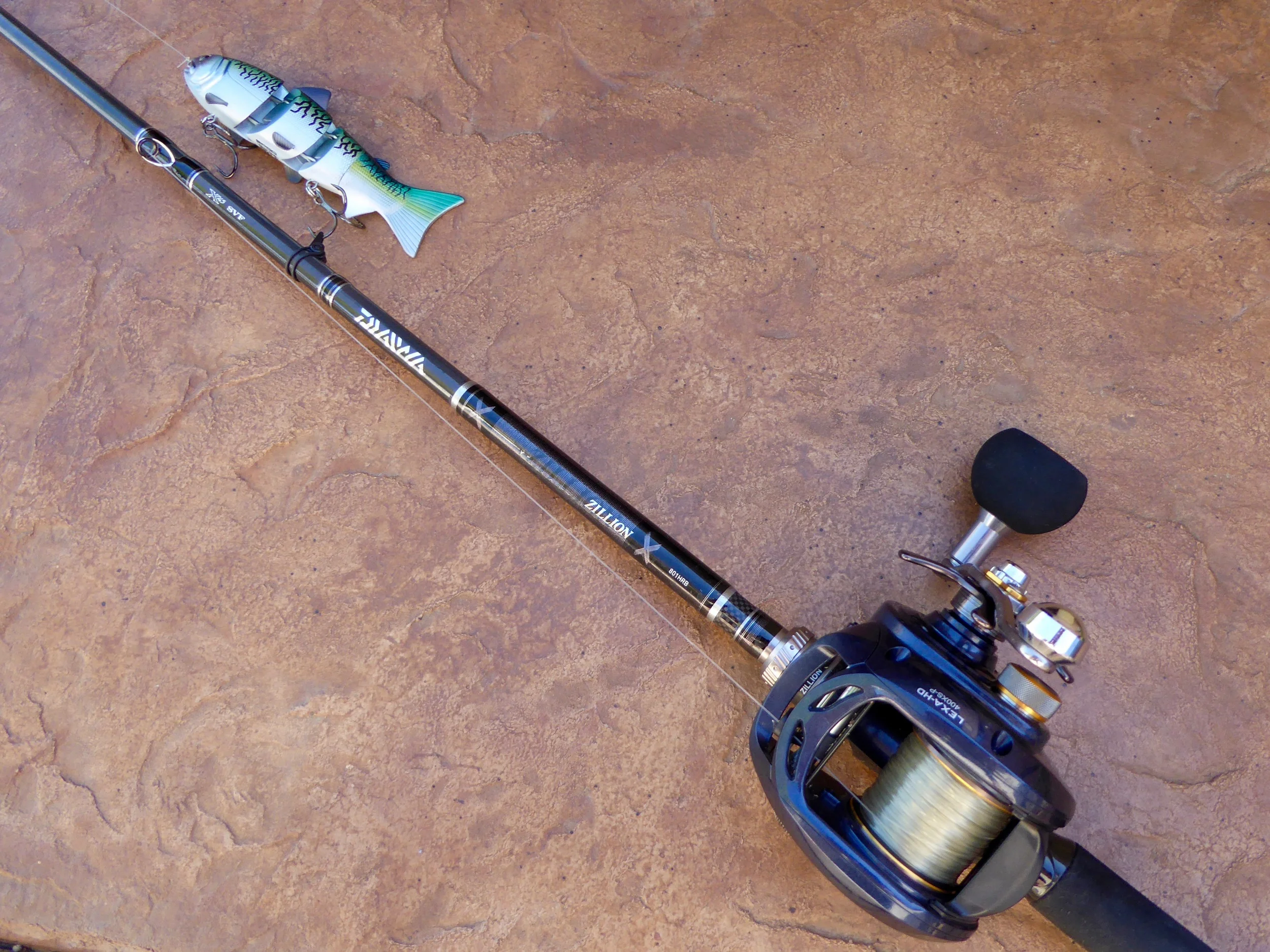 First Impressions, from the 6" to 8" BBZ-1 swimbaits.........this setup is money!