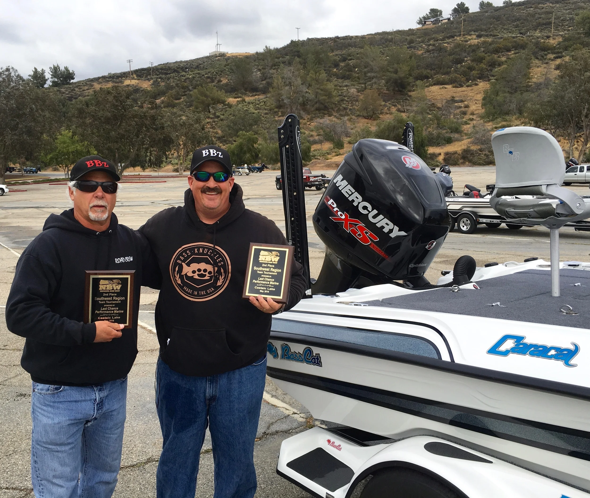 Tim Tuttle and Bill Siemantel with their 2nd place finish today