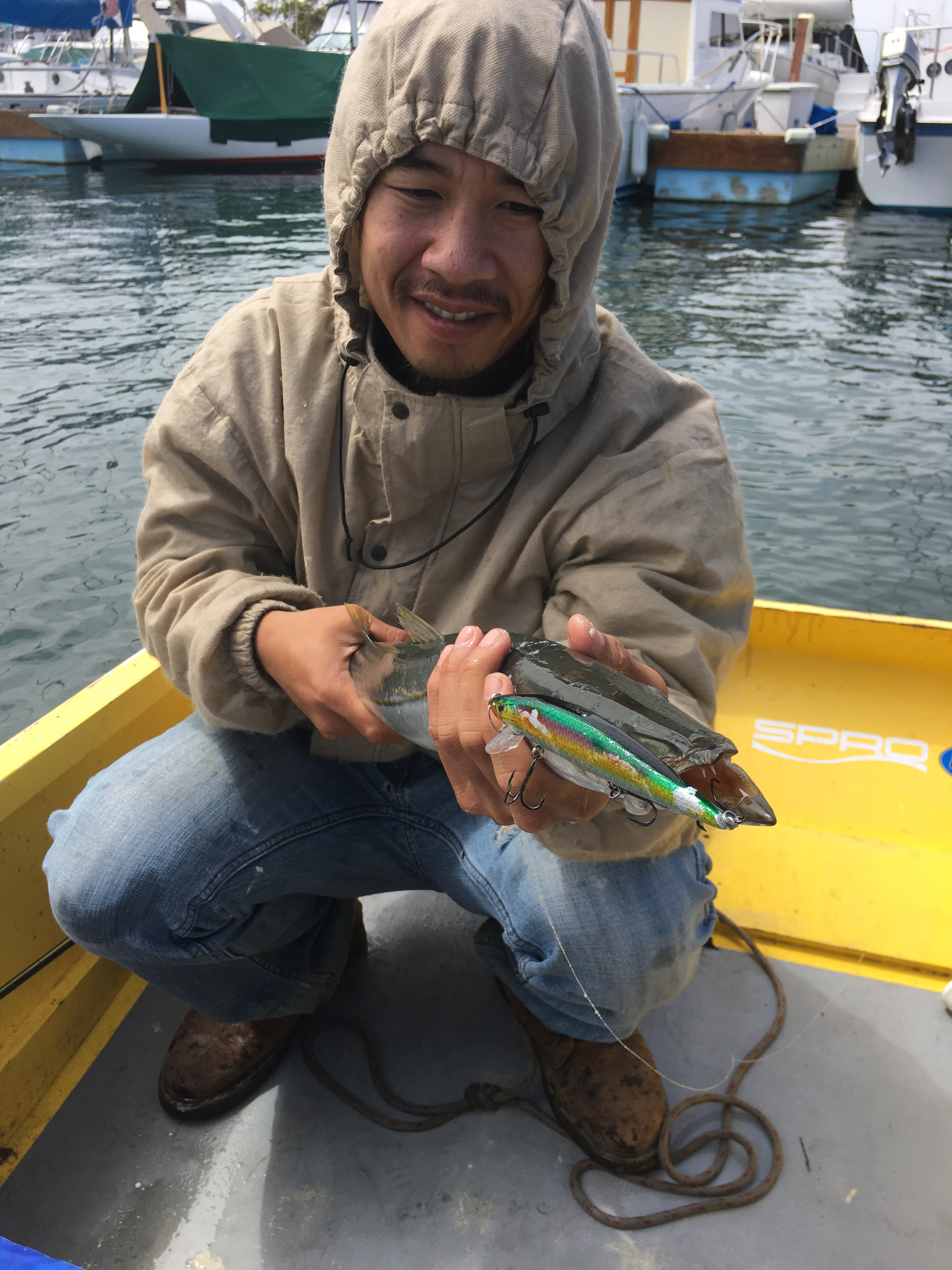 Michael Tran with a legal Barracuda