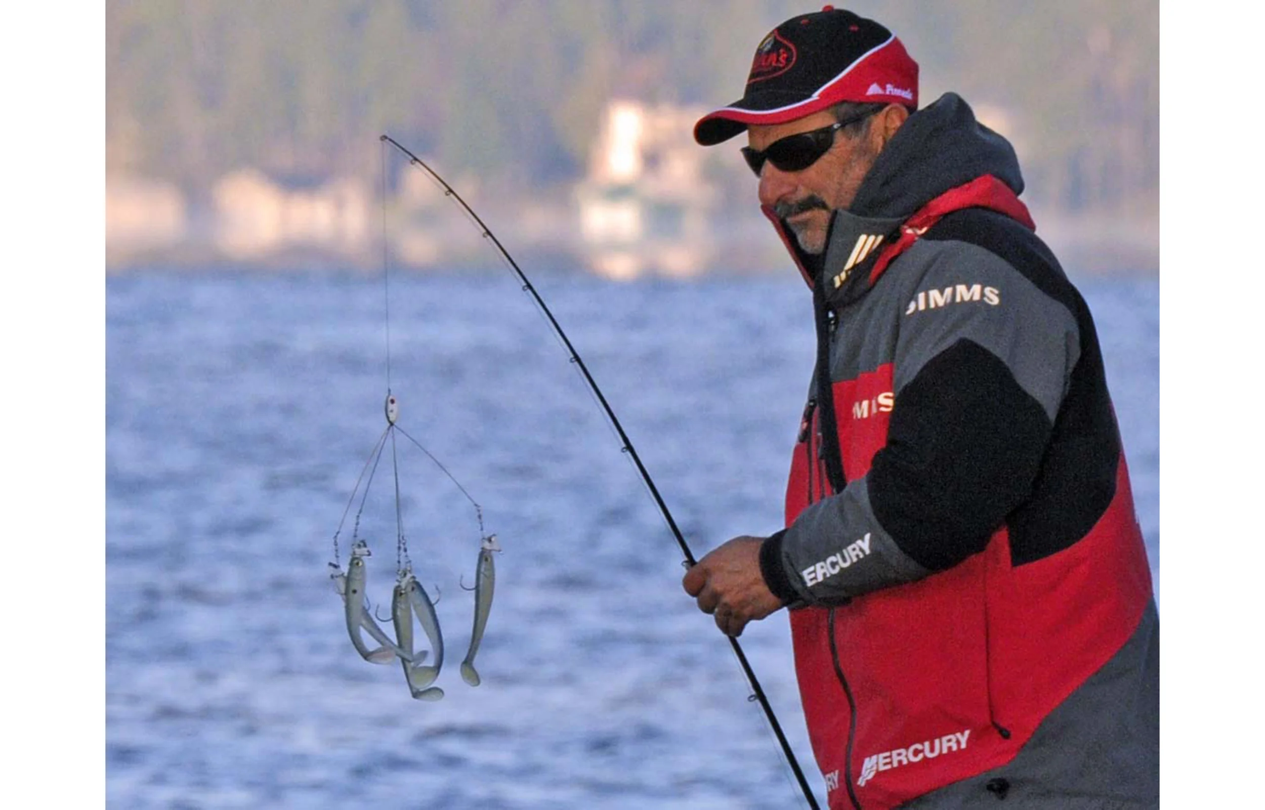 Paul Elias at Lake Guntersville on his way to making change.