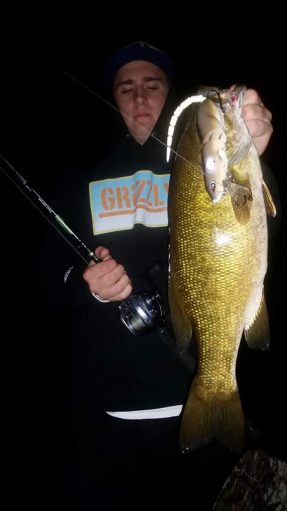 Nathan Rasmussen Uses The SPRO BBZ In The BC For Some SMB, Game On Baby